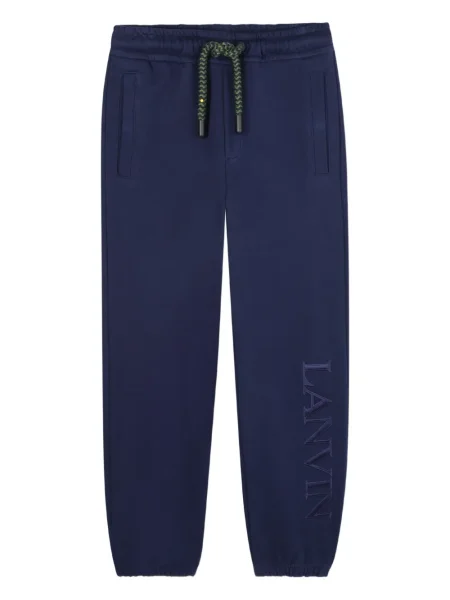 Spodnie dziecięce Lanvin Enfant niebieskie