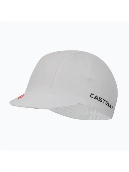 Велосипедна шапка Castelli Logo white біла