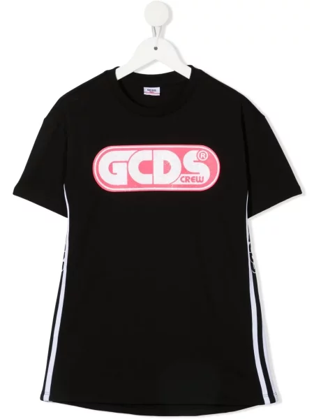 Sukienka koszulowa dziecięca Gcds czarna