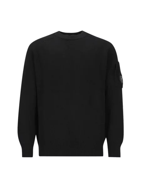 Sweter C.p. Company wełniany czarny