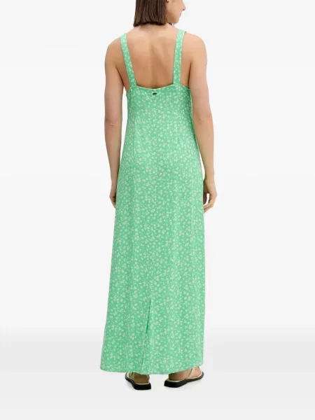 Rochie maxi Rip Curl cu model floral cu imagine verde