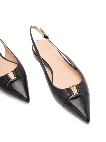 Pantofi cu toc Twinset cu cataramă negru