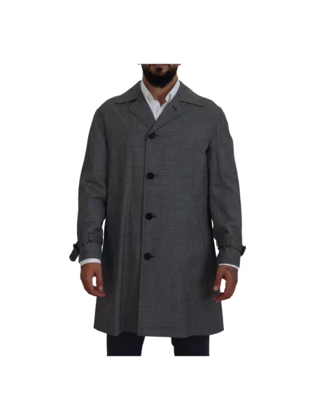 Trencz Dolce And Gabbana elegancki szary