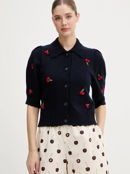 Stine Goya kardigan z dodatkiem wełny