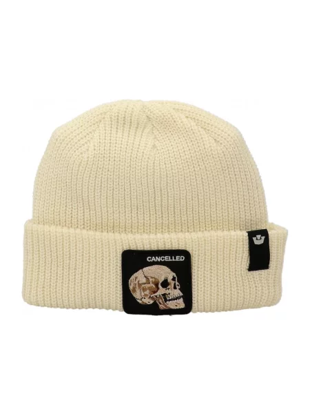 Czapka Goorin Bros Th Cancelled Beanie Dorośli biała