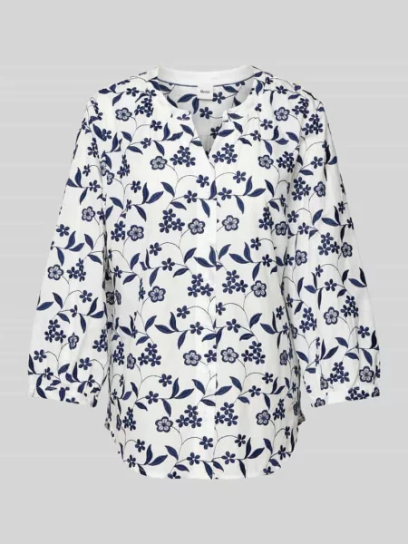 Tunika o kroju regular fit z rękawem o dł. model ‘STYLE.Velia’ Brax biała