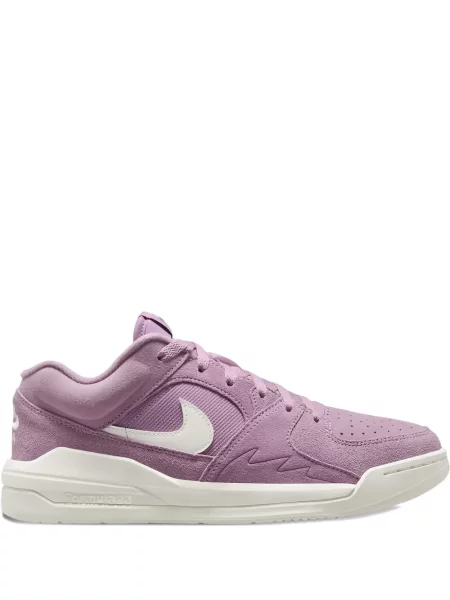 Sneakerși Jordan din piele de căprioară violet