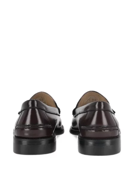 Bőr loafer Sebago piros