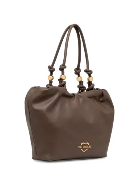 Geantă Love Moschino maro
