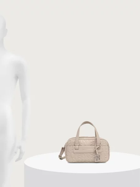 Кожаная сумка-багет Armani Exchange