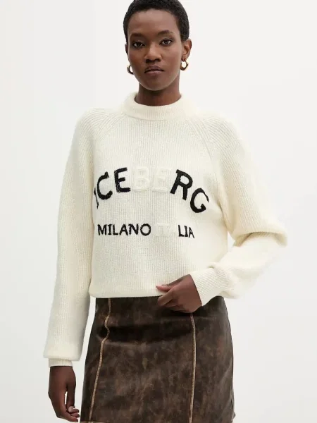 Iceberg pulover de lână bej