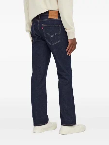 Retro lepršave traperice Levi's® lepršave s izlizanim efektom plava