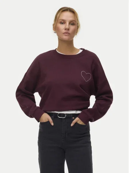Vero Moda Суитшърт Lotte виолетов
