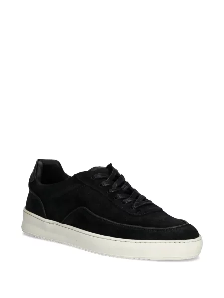 Sneakerși Filling Pieces din piele de căprioară negru