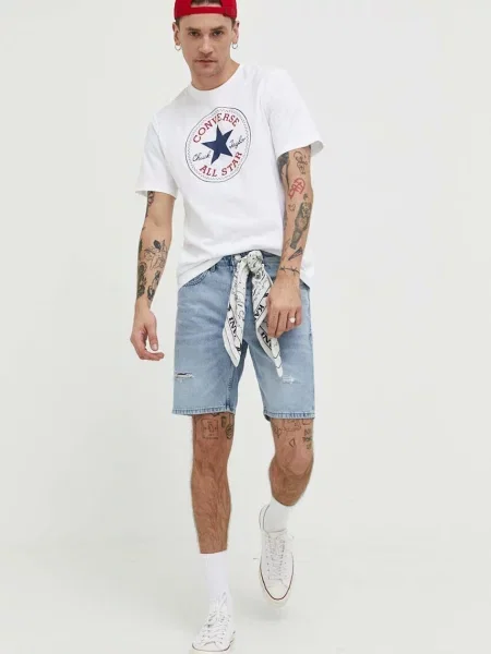 Tričko Converse s potiskem bílá