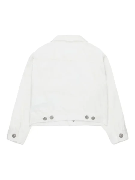 Kurtka jeansowa dziecięca Mm6 Maison Margiela biała