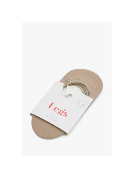 Шкарпетки-слідки упаковка 2 шт. Legs бежеві