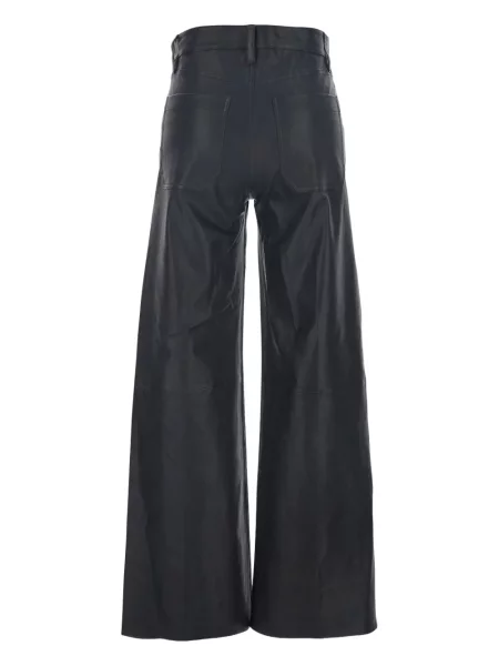 Pantaloni Frame din piele negru