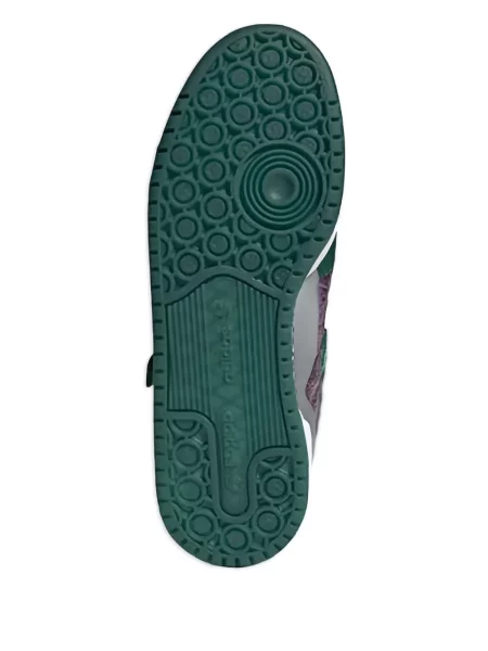 Sneakersy Adidas Forum do biegania zamszowe z dekoltem w serek szare