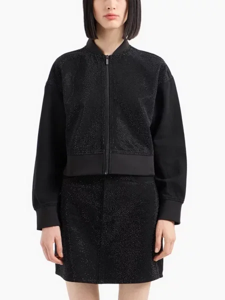 Бомбер Armani Exchange чорний