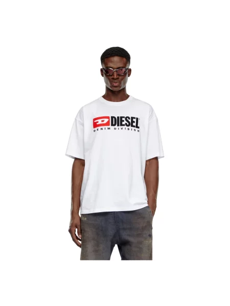 Koszulka Diesel z logo biała