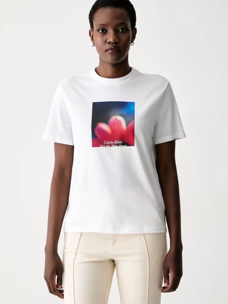 Calvin Klein Jeans tričko bílé