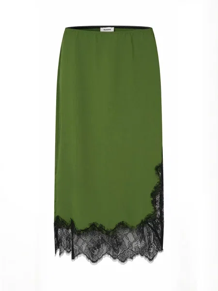 Modström Fustă Birkmd limetă verde