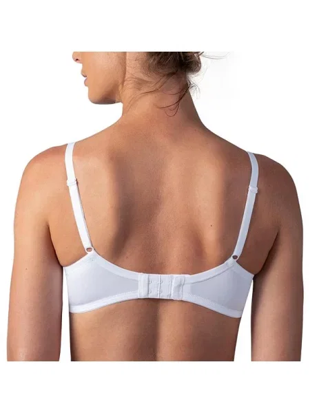 Sutien Bellinda din microfibră alb