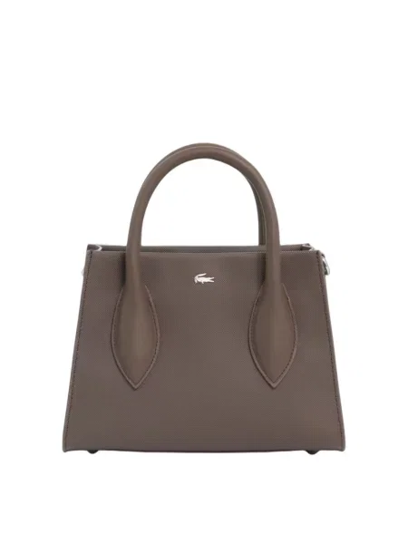 LACOSTE Kabelka Lacoste Sac à main Daily City Marron Foncé' hnědá