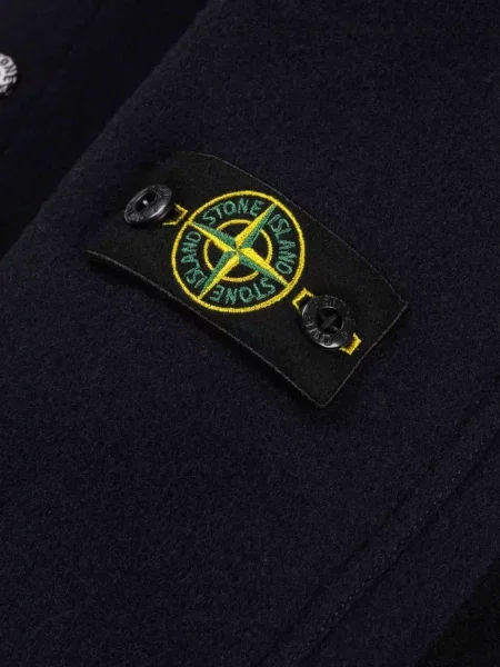 Kurtka dziecięca Stone Island niebieska