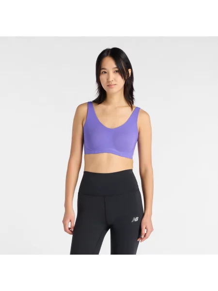 Biustonosz do biegania New Balance – fioletowy