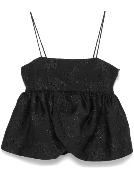 Top Rotate Birger Christensen drapat negru