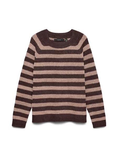 VERO MODA Pulover VMDOFFY ciocolatiu / cappuccino maro