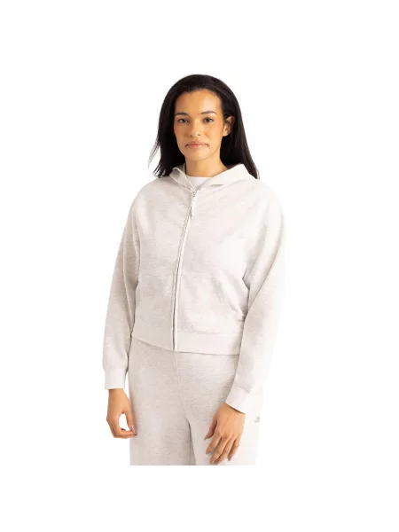 Bluza Z Kapturem Sileas Active Z Pełnym Zamkiem Błyskawicznym szara