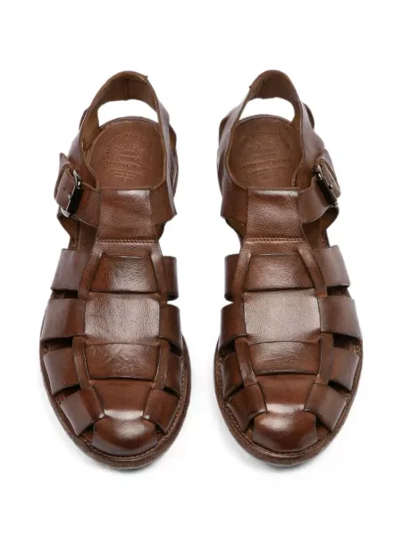 Sandale Officine Creative din piele maro