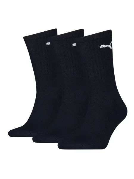 Skarpety za kostkę PUMA Unisex w paski — trójpak Odzież niebieski