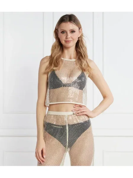 Cropp costum de baie Karl Lagerfeld bej