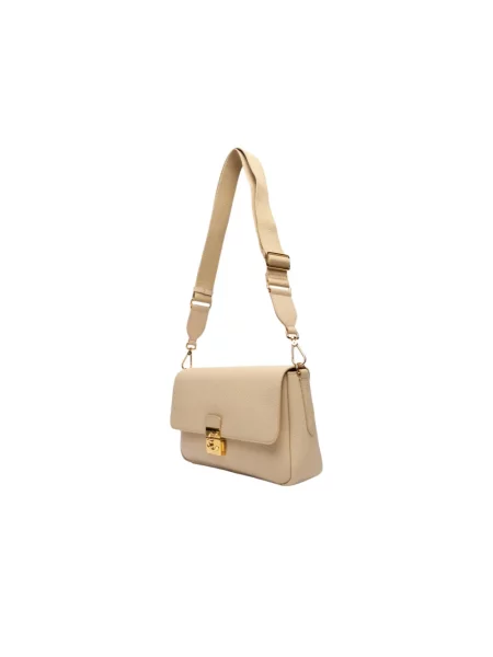 Coccinelle Torebki Kobieta ONE SIZE C-Me Lock Shoulder Bag beżowy
