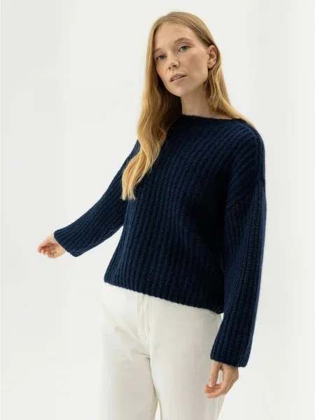 Holebrook Pulover Cajsa bleumarin