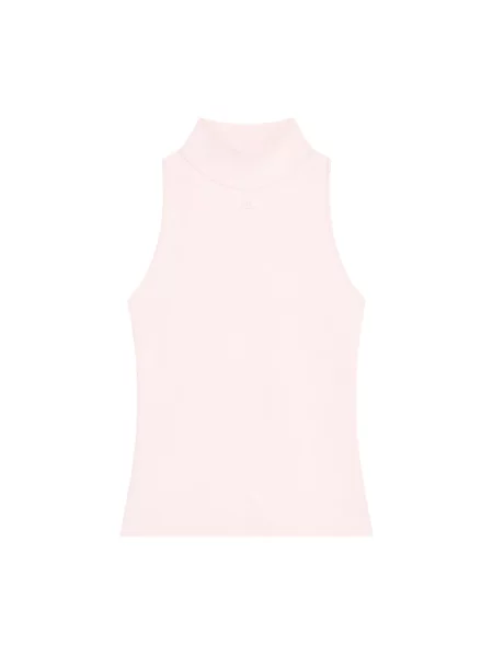 Dzianinowy top Courreges różowy