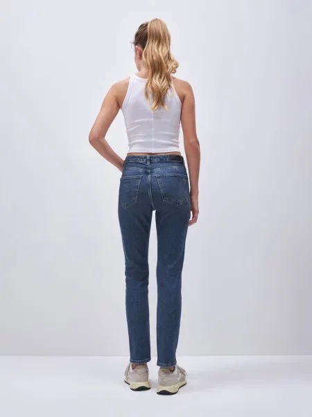 Завужені джинси LTB Jeans бавовна/еластан синій