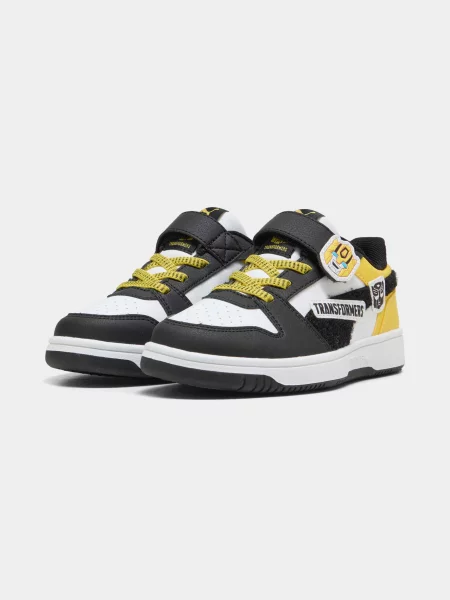 Дитячі Кеди низькі PUMA Reboundslamtransformersac+ps комбінований верх білий