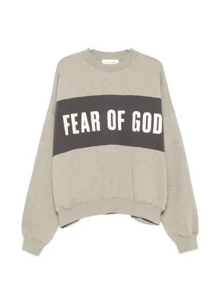 Pulover Fear Of God Essentials cu imagine gri