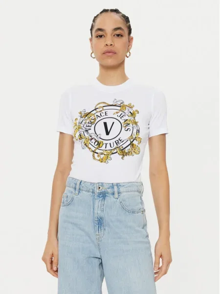 Versace Jeans Couture Tricou alb