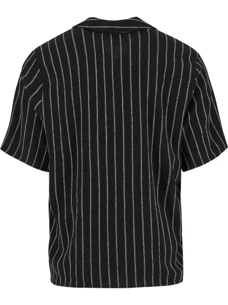 Urban Classics Tricou negru / murdar alb
