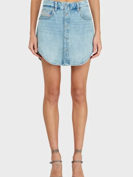 Джинсова спідниця Diesel блакитна
