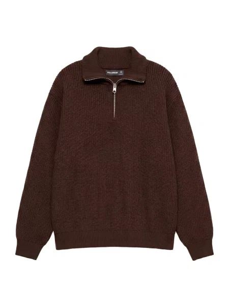 Pull&Bear Pulover maro