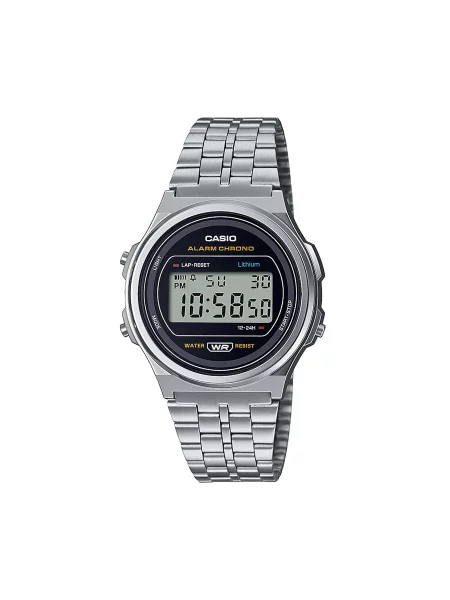 Pολόι Casio ασημί
