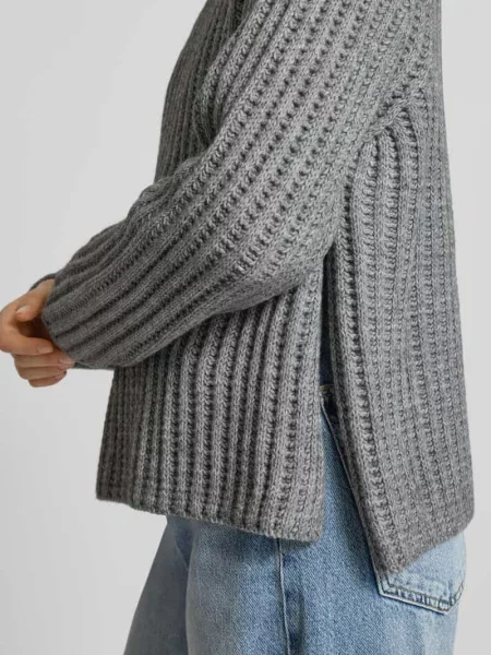 Sweter z dzianiny z mieszanki wełny model ‘VARISA’ Drykorn