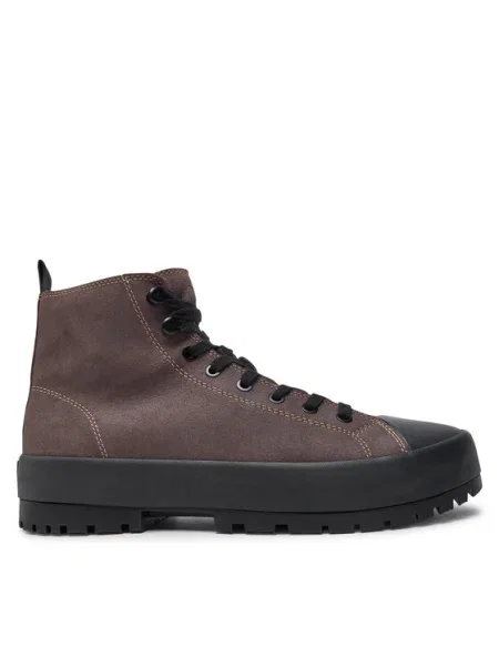 Calvin Klein Jeans Trappers Lugged Hybrid High Laceup Auth maro